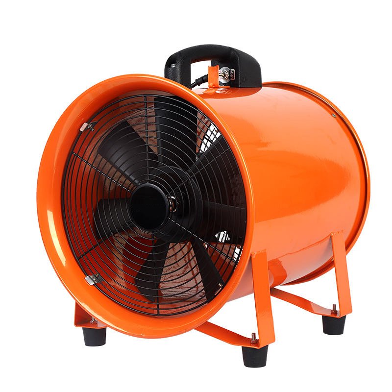 220V 50Hz Heavy Duty Industrial Portable Hand Help Floor Centrifugal Hot Air Cooling Axial Flow Blower Fan for Warehouse