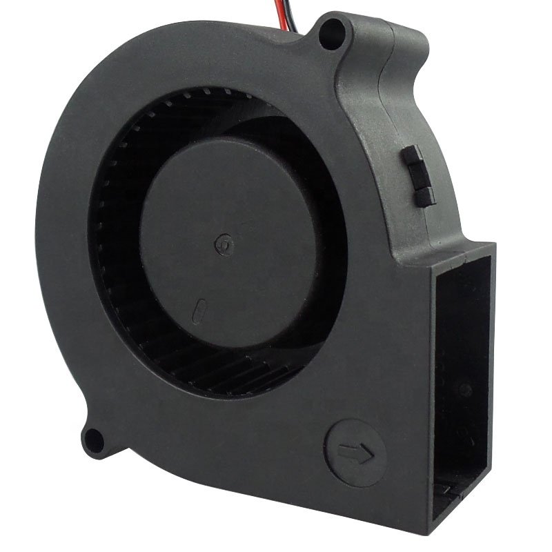 High Speed Centrifugal Brushless 12v 24v Snail 7530 75mm Dc Cooling 75X75X30mm air Blower Fan
