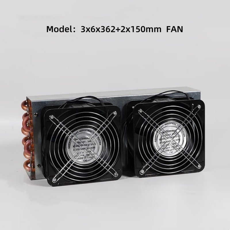 3/8 Copper Tube Hydrophilic Foil Evaporator Heat Exchanger air Cooled Condenser Coil