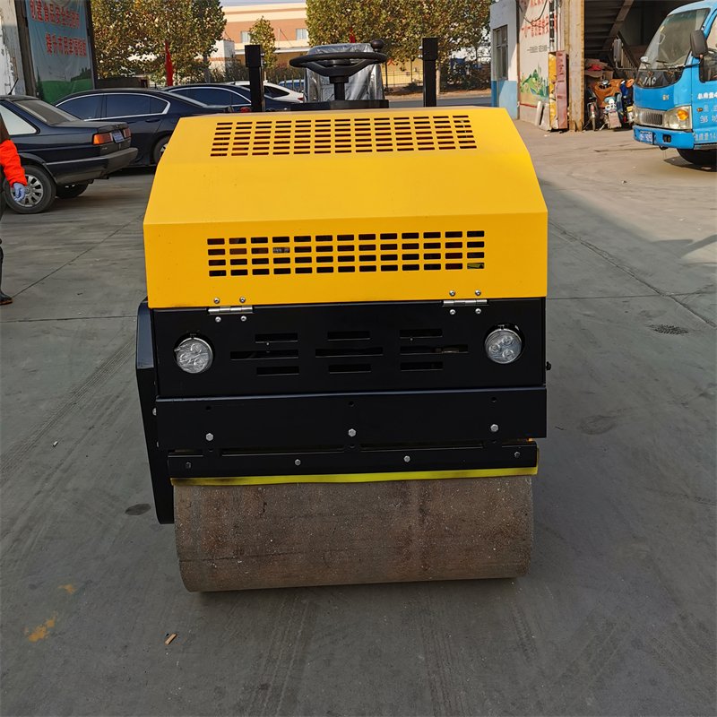 900mm Double Drum 1.5 Ton 2 Ton Steel Wheel Compactor Soil Vibratory Tandem Ride on Road Roller