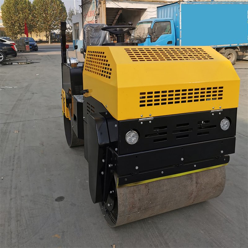900mm Double Drum 1.5 Ton 2 Ton Steel Wheel Compactor Soil Vibratory Tandem Ride on Road Roller