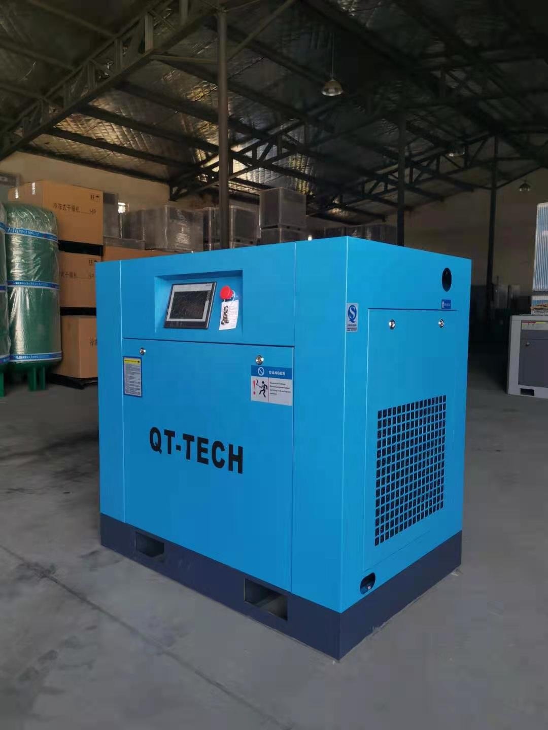 10HP Screw Air Compressor 7.5kw with VSD Inverter Save Energy Factory Price Rotary Screw air Compressor PM Motor