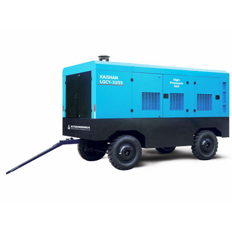 Diesel Driven High Pressure air Compressor,kaishan LGCY-33/25 Portable High Pressure diesel air Compressor