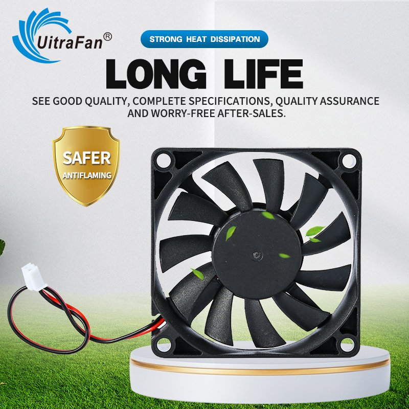 Customized 70mm 7010 Dehumidifier Mini Fan Brushless 24v 12v Dc Axial Cooling Fan