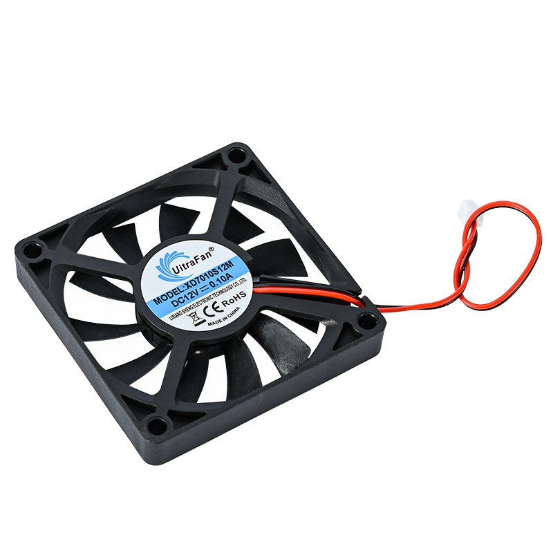Customized 70mm 7010 Dehumidifier Mini Fan Brushless 24v 12v Dc Axial Cooling Fan