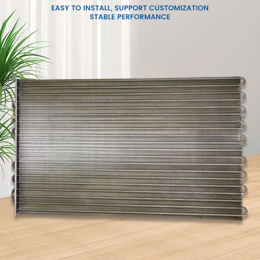 All-Aluminum Air-Cooled Microchannel Heat Exchanger Condenser for Air Conditioning