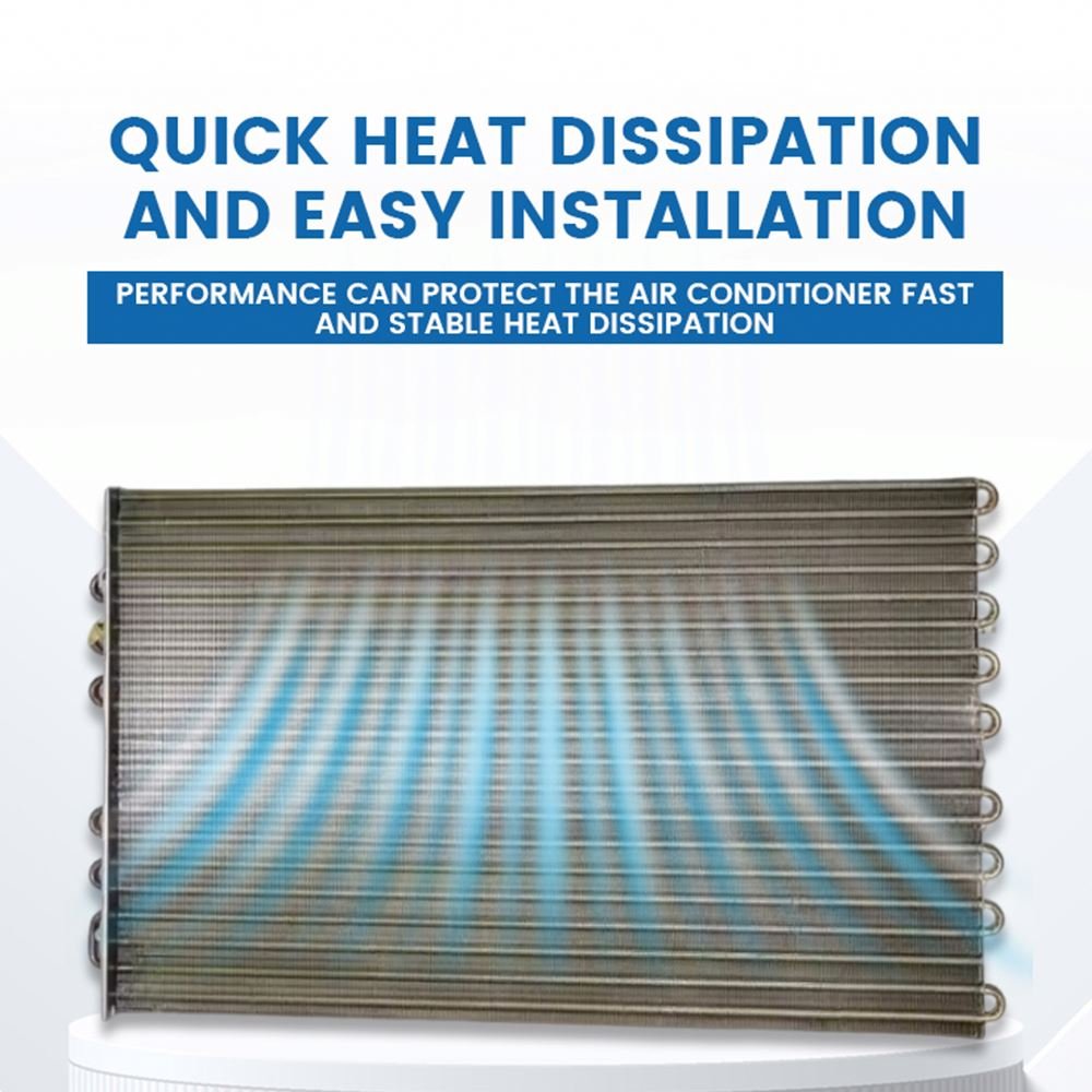 All-Aluminum Air-Cooled Microchannel Heat Exchanger Condenser for Air Conditioning