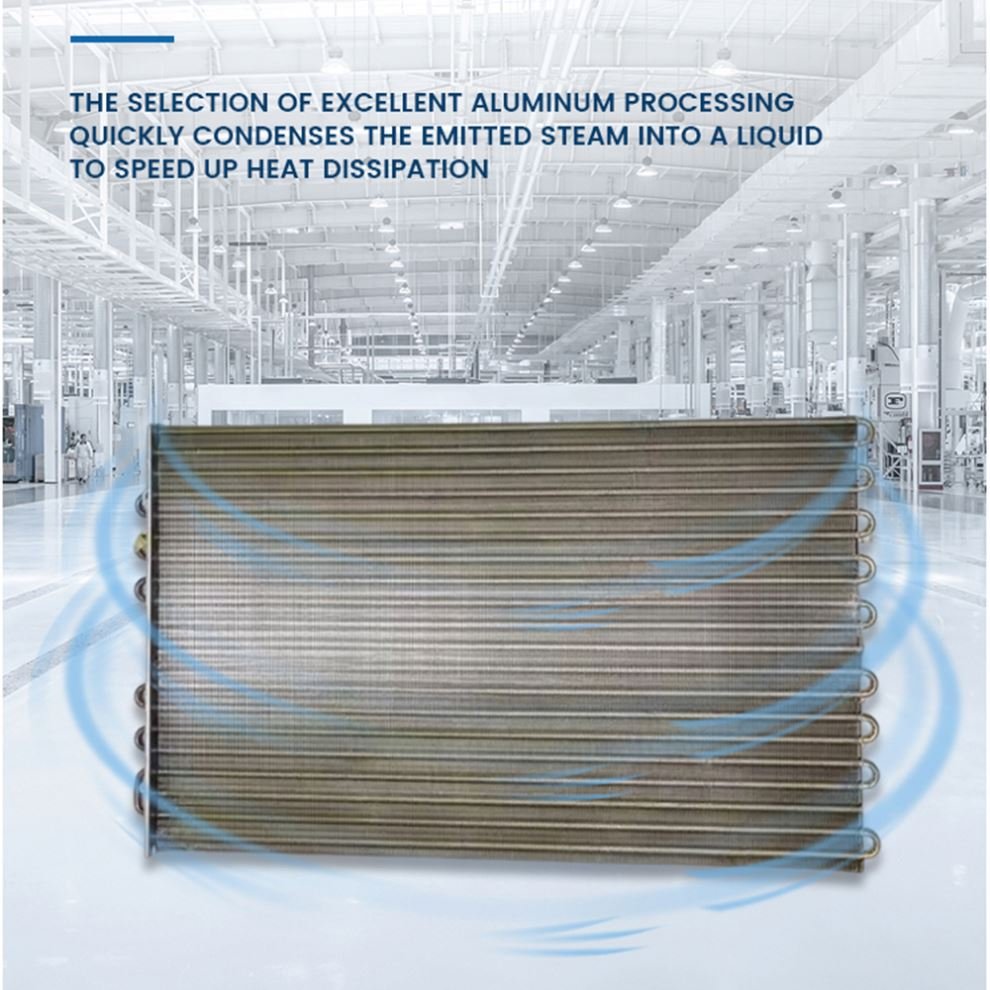 All-Aluminum Air-Cooled Microchannel Heat Exchanger Condenser for Air Conditioning