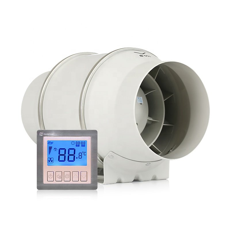 Hon&Guan Smart Sensor AC 220~240V 150mm Diameter HF-150PWPC OEM/ODM Ventilation Bathroom air Extractor Fan