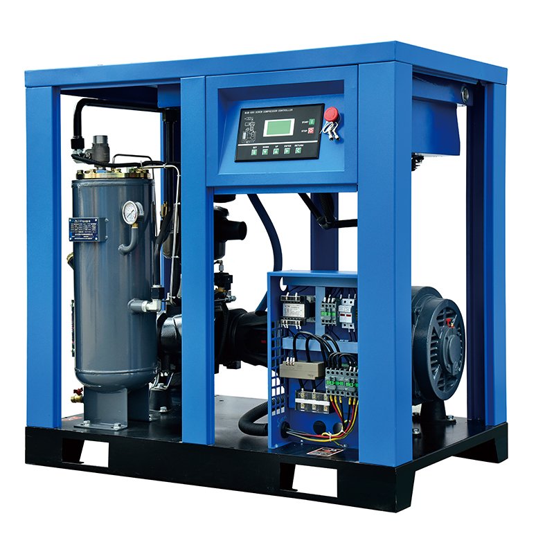 Customized 7-12 Bar Direct Drive Screw Air Compressor Industrial Silent Air Compressor Factory 7.5KW 15KW 22KW 30KW