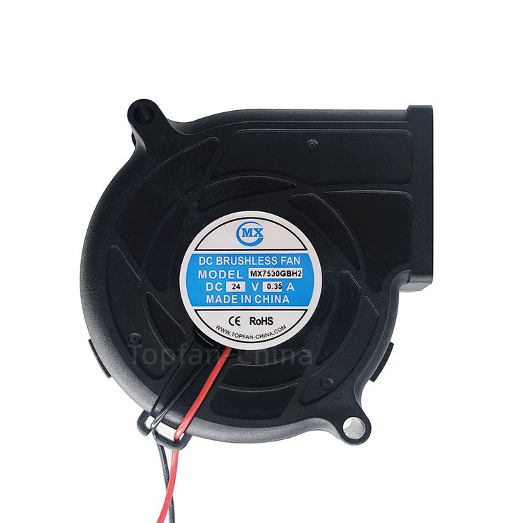 Air Blower MX TOPFAN 75x75x30mm DC 12V 24V Radial Centrifugal Fans 7530 USB BBQ Blower Fan Inflatable Blowers