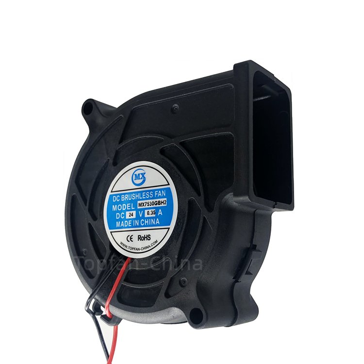 Air Blower MX TOPFAN 75x75x30mm DC 12V 24V Radial Centrifugal Fans 7530 USB BBQ Blower Fan Inflatable Blowers