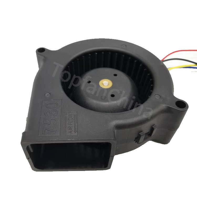 Air Blower MX TOPFAN 75x75x30mm DC 12V 24V Radial Centrifugal Fans 7530 USB BBQ Blower Fan Inflatable Blowers