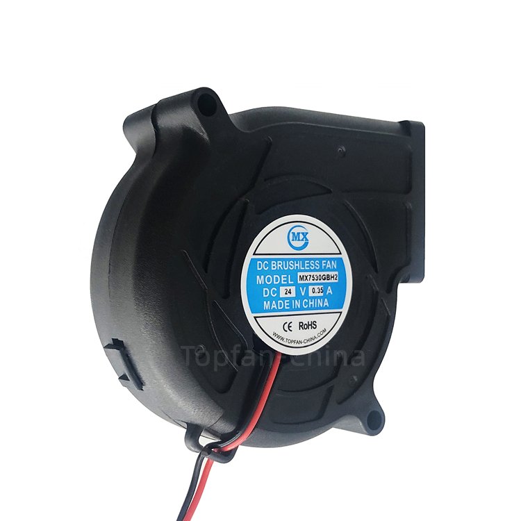 Air Blower MX TOPFAN 75x75x30mm DC 12V 24V Radial Centrifugal Fans 7530 USB BBQ Blower Fan Inflatable Blowers