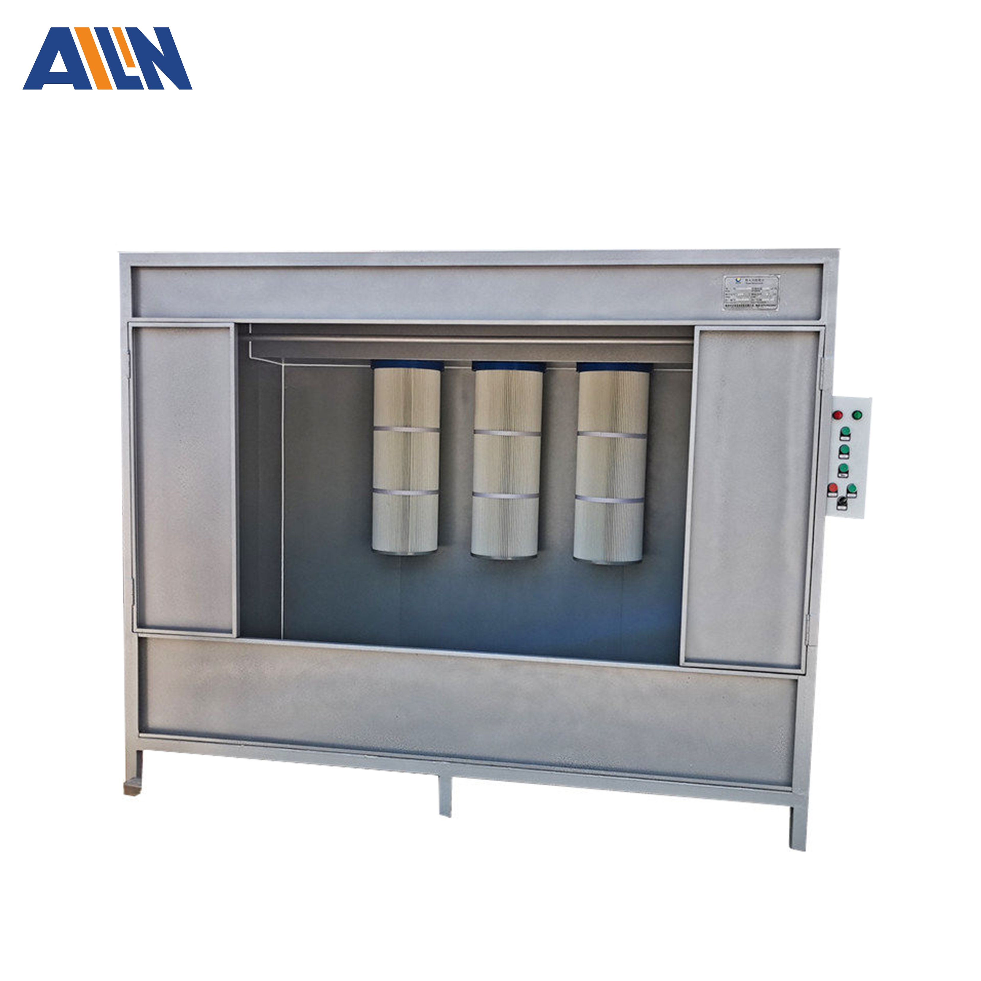 Ailin Best Selling Electrostatic Powder Coating Spray Paint Cabin Booth with Recycling Filter
