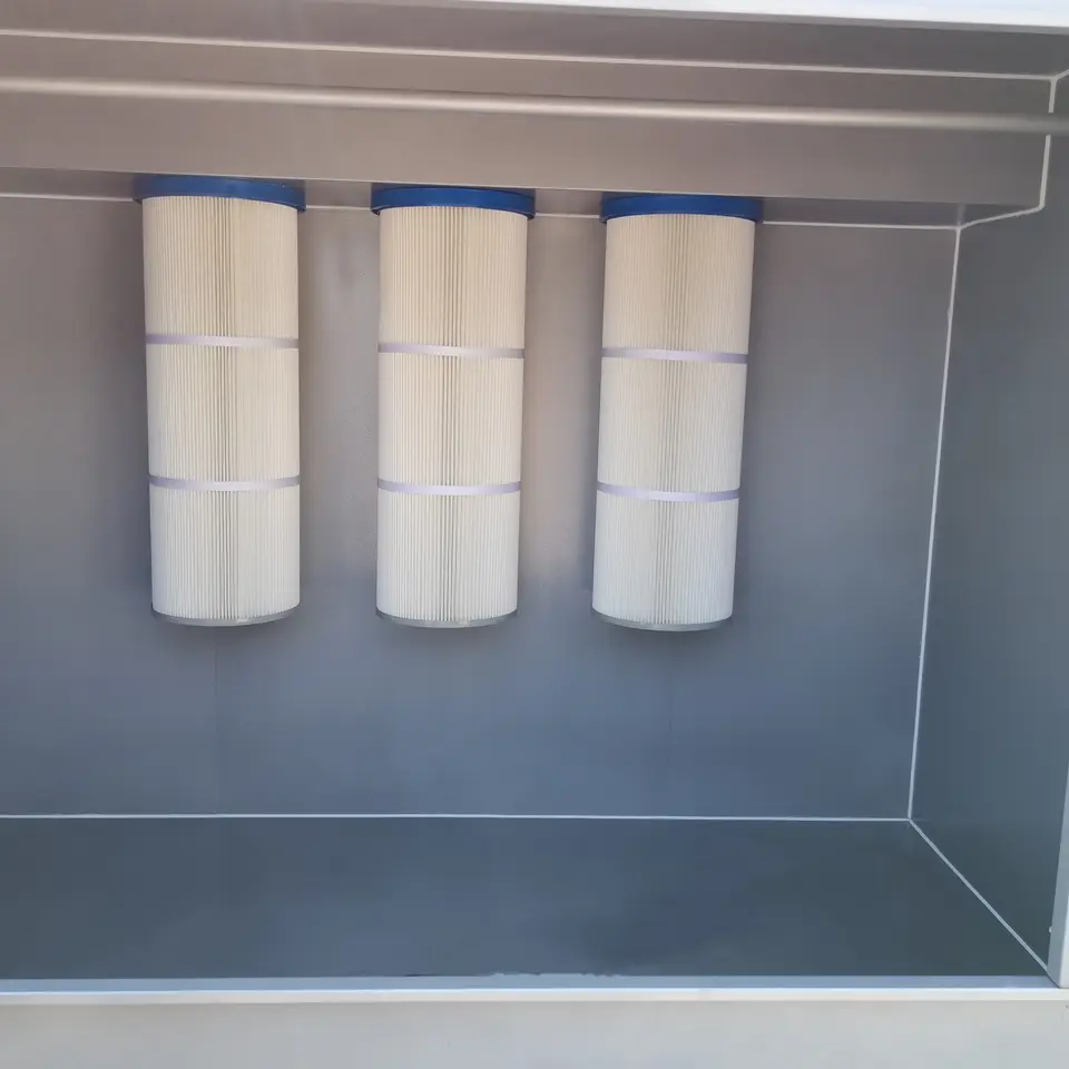 Ailin Best Selling Electrostatic Powder Coating Spray Paint Cabin Booth with Recycling Filter