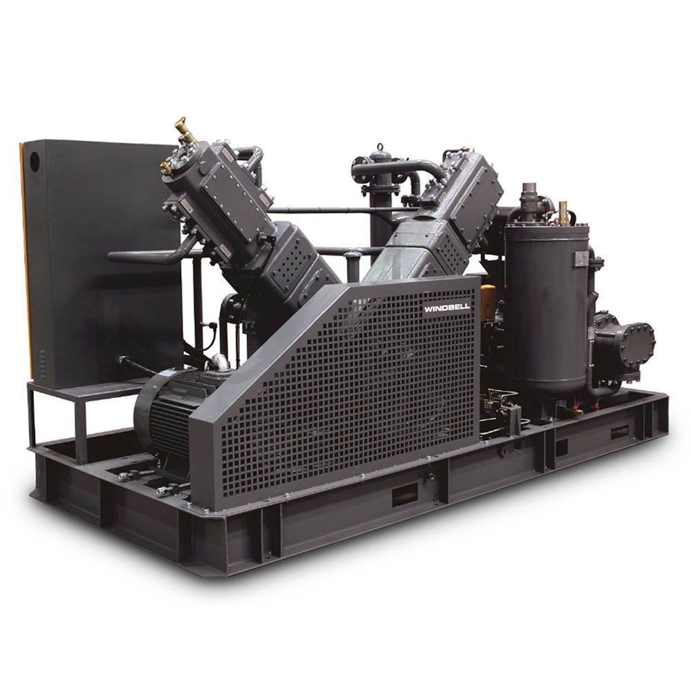 20 Hp Oil Free Water Cooled Reciprocating Piston Booster Air Compressor