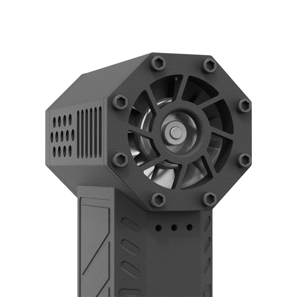 BOSMAA CROSSGUN Electric Turbo Fan Portable Mini Turbo Fan Vertical Small Wind Turbine for Car Mini Turbine Jet Fan