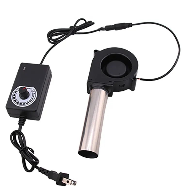 9733 Turbine Blower Cooling Fan 12v 97mm X 33mm Bbq Blower Fan with Stepless Speed Regulation 220v Plug