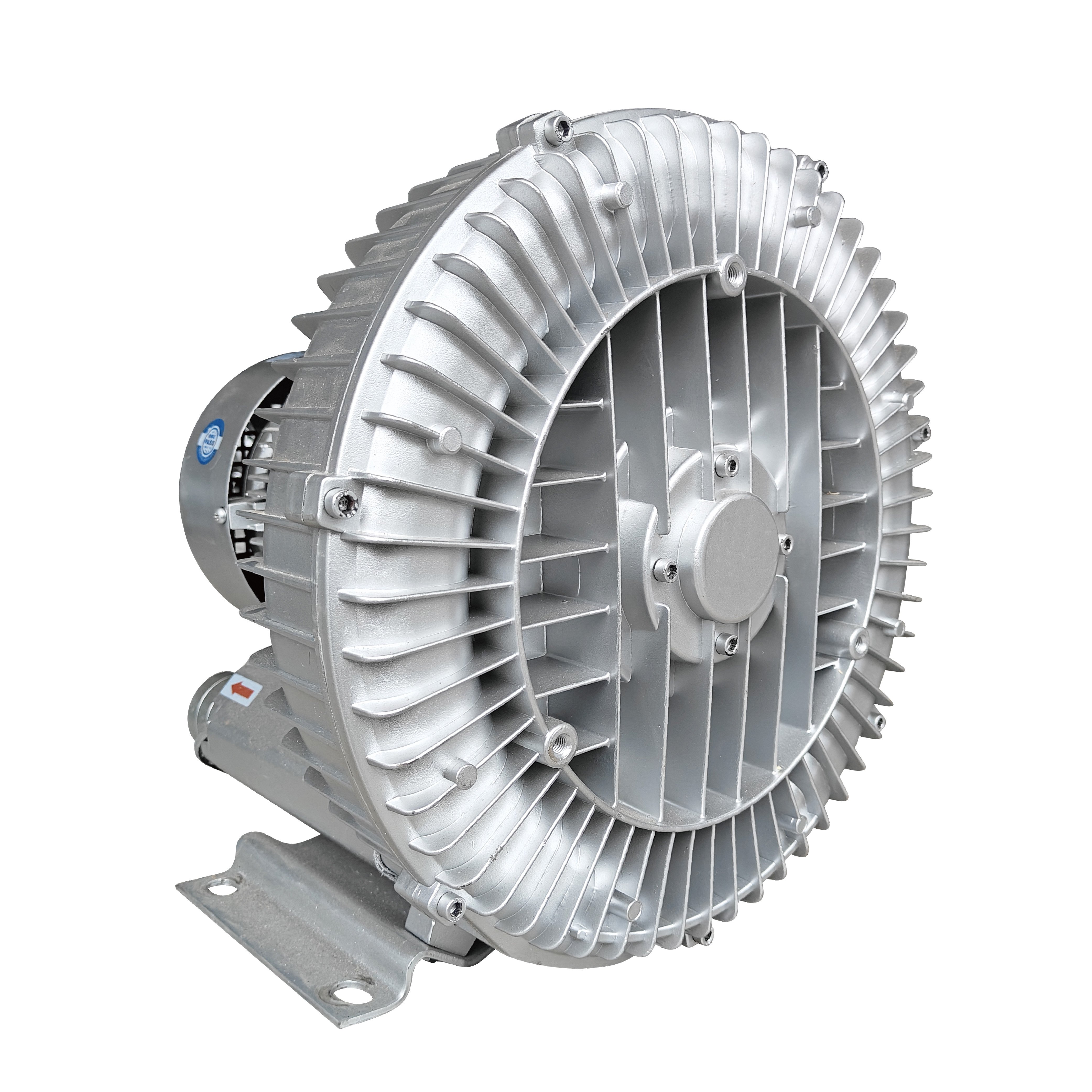 2.2kw Three Phase Electric Aquaculture Blower High Pressure Vortex Ring Centrifugal Blower 50/60hz 220v OEM Customizable