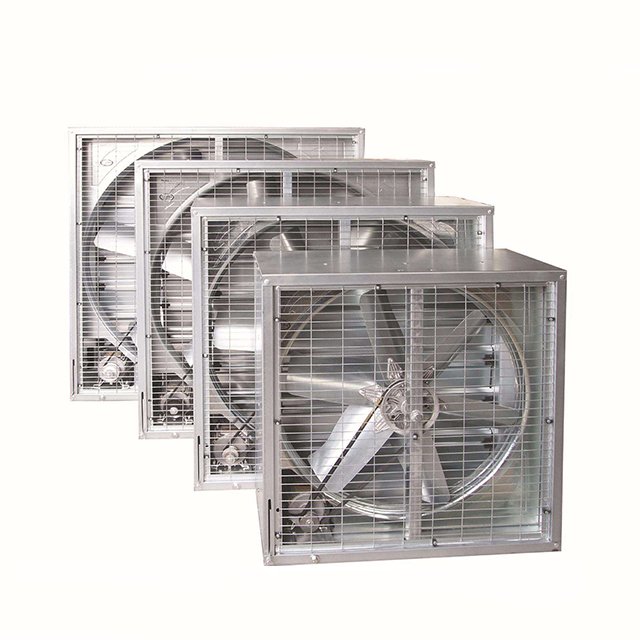 ONE-one Air Blower Fan Greenhouse 250W Solar Powered Large-scale Exhaust Fan Aluminum Commercial Fan