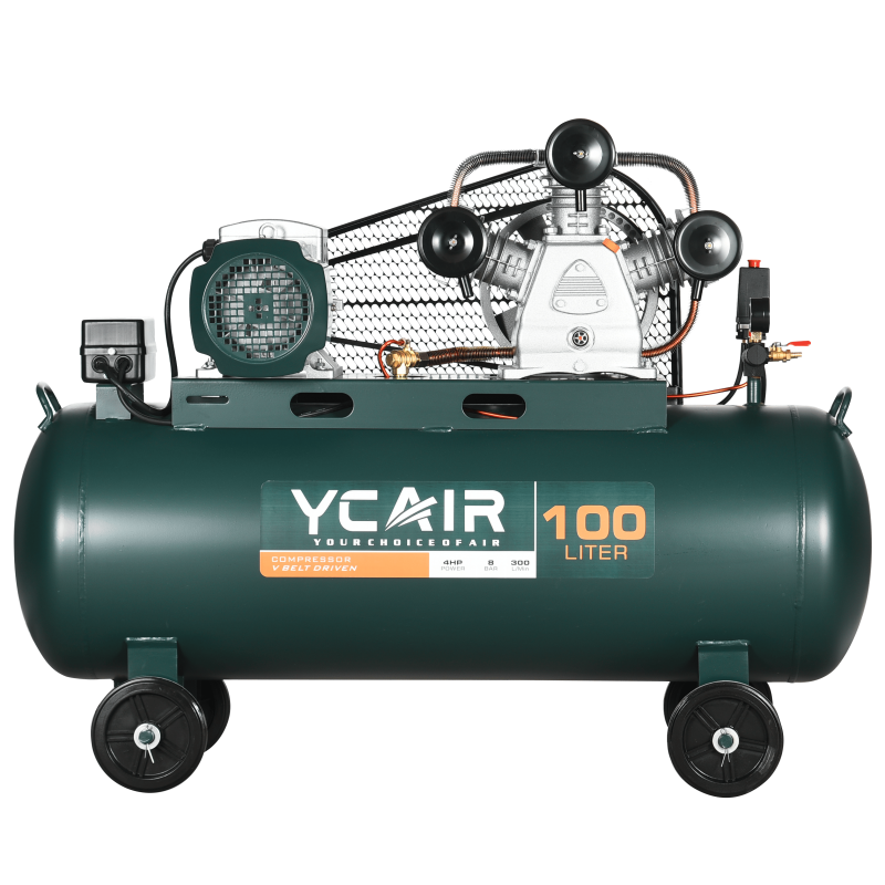BW3065-200-Litre Portable Industrial Large tank Three Phase Piston Air Compressor Belt Drive Compressor