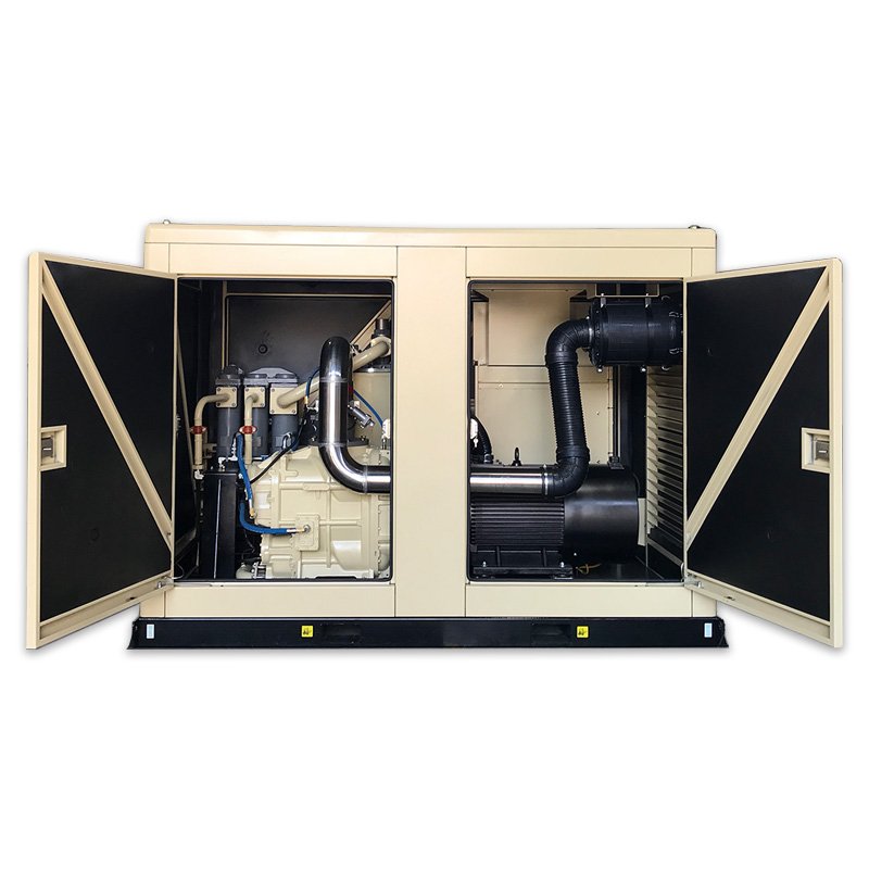 Electric Air Compressor 110KW 22m3 8Bar GVP110-8 with PMG Alternator Electric Motor Driven Screw Compressor