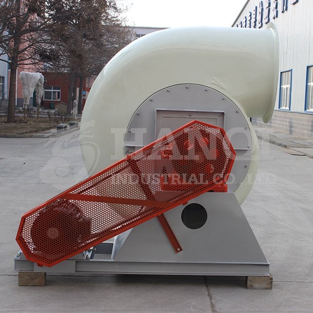 Variable Frequency Acid and Alkali Resistant Blast air Extraction FRP Fan