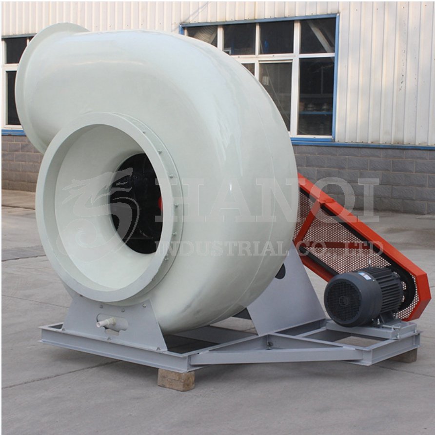 Variable Frequency Acid and Alkali Resistant Blast air Extraction FRP Fan