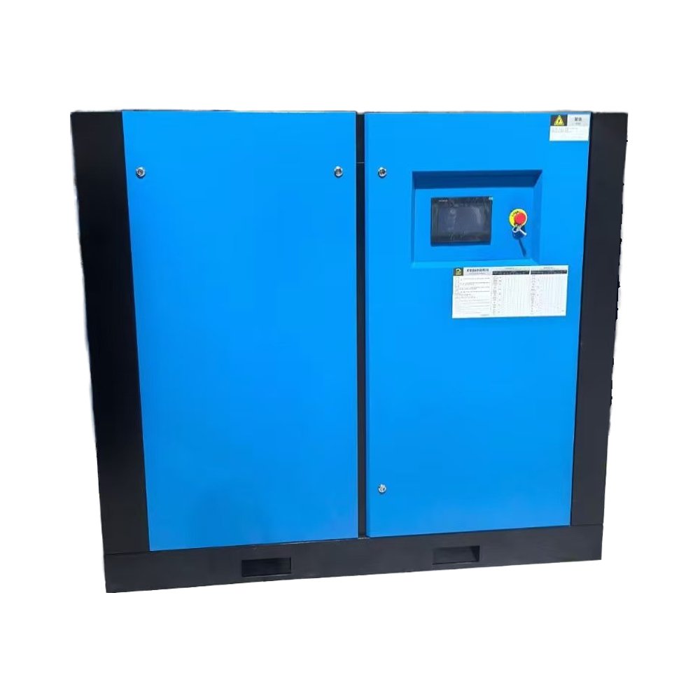 55kw Industrial Two-Stage Screw Air Compressor AC/Gas Powered Air Cooled Bearing Engine Motor Core Atmospheric Compressor