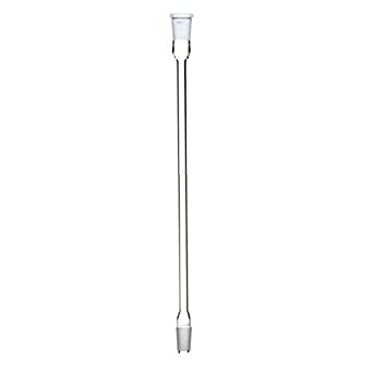Transparent Borosilicate Glass Air Condenser for Laboratory Usage to Condense Vapors for Lab Use Easy to Use