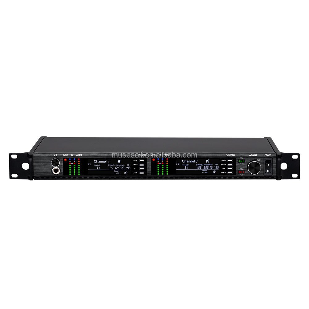 True Diversity AD4D KSM9 Condenser Handhold 500/600/900mhz Uhf Stage Dual Channel Receiver Outdoor Best Wireless Microphone