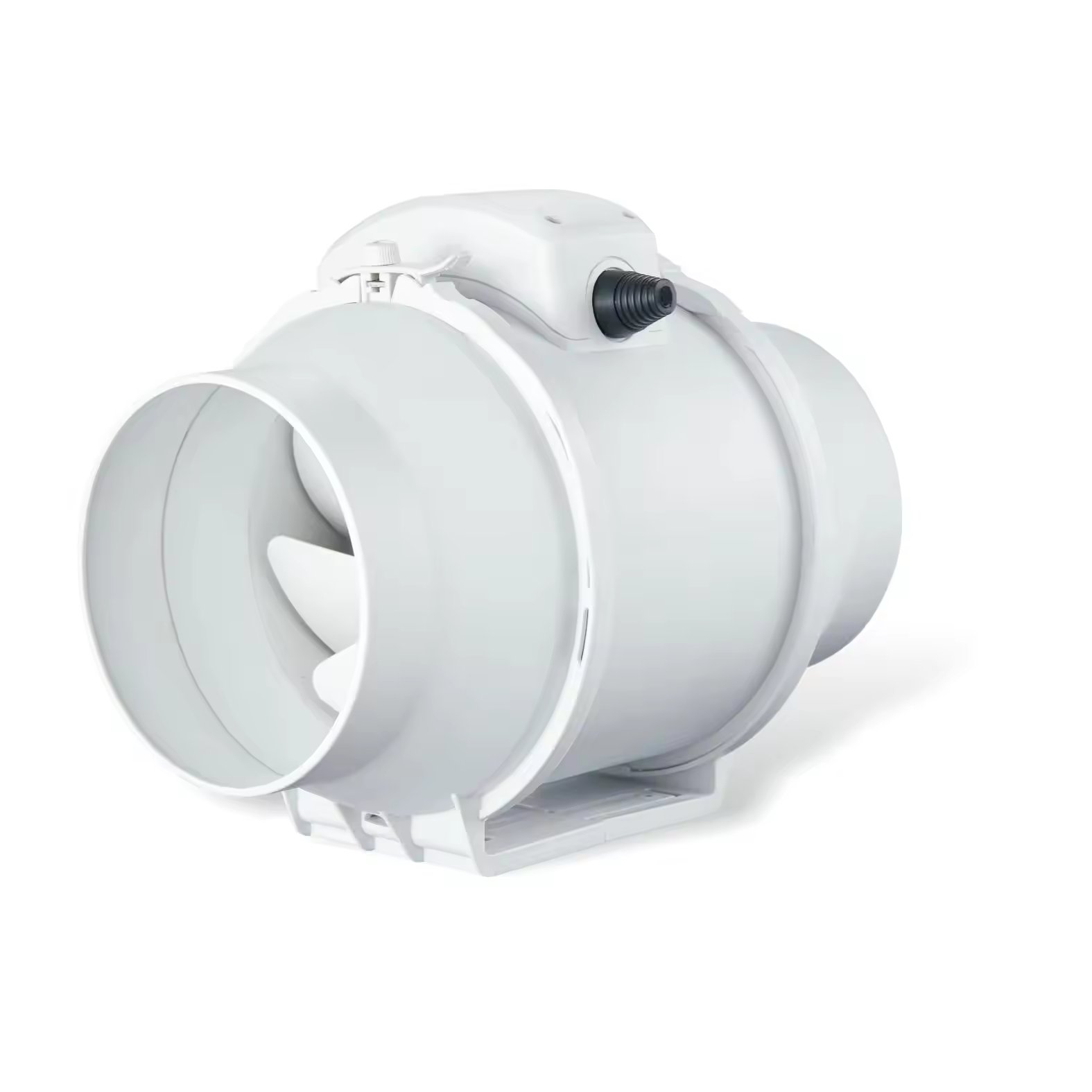2024 OEM/ODM High-power Ventilation Fan Centrifugal Duct Ventilation Fan for Industry Motor Plastic White AC 220V Gua GS 40W