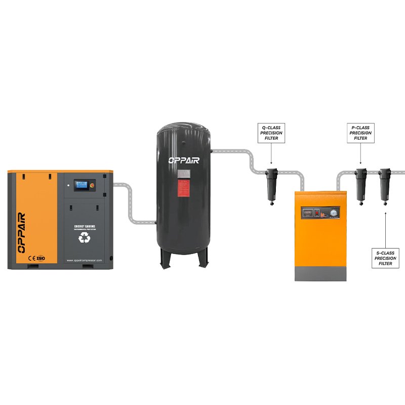 50HP 37KW Factory Direct Spiral Oil Injection Screw air Compressor Industrial