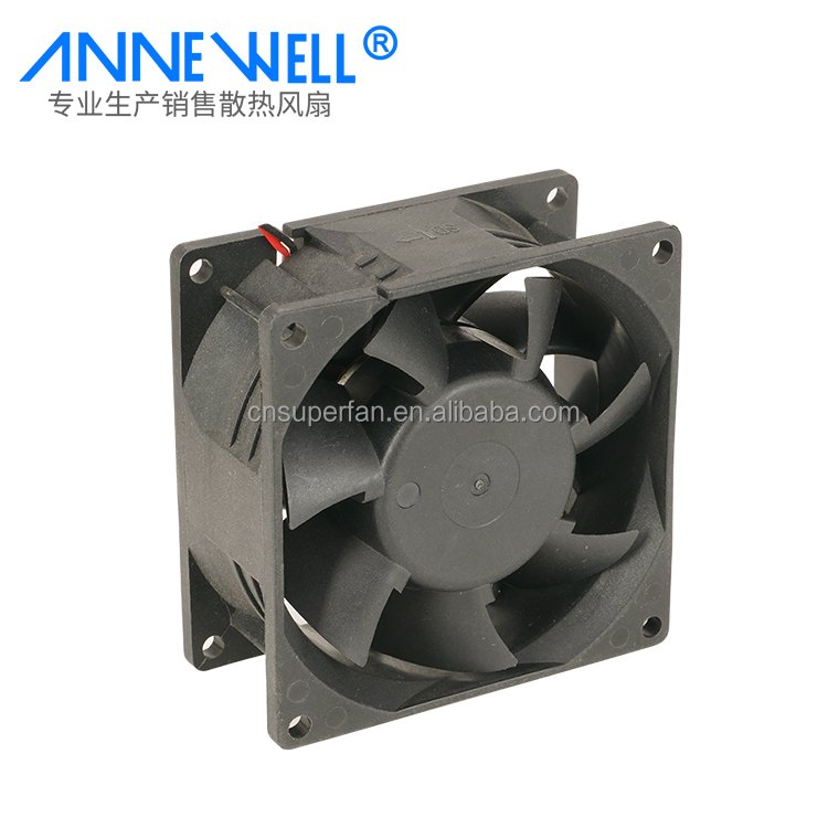 High speed big CFM 8038BL pc condenser mini cooling fan 80x80x38mm 80 mm 110v to 220v EC noise less water tank cooling fan