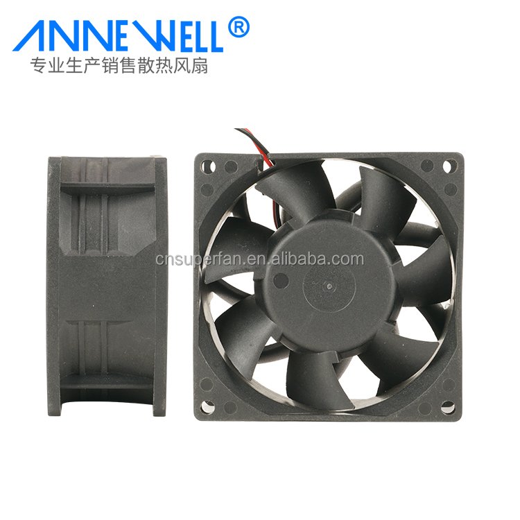 High speed big CFM 8038BL pc condenser mini cooling fan 80x80x38mm 80 mm 110v to 220v EC noise less water tank cooling fan