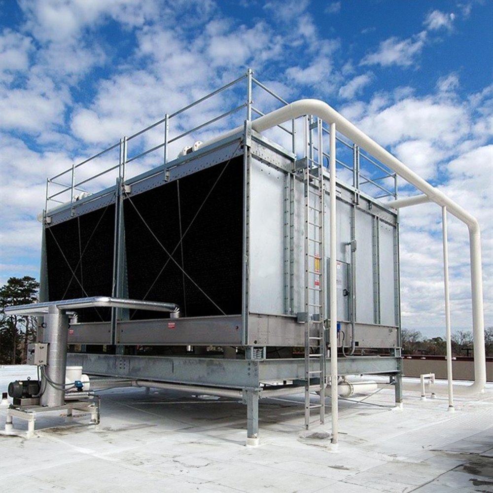 Industrial Cooling Equipment 100 Ton Water Chiller Open Cross Flow Cooling Tower