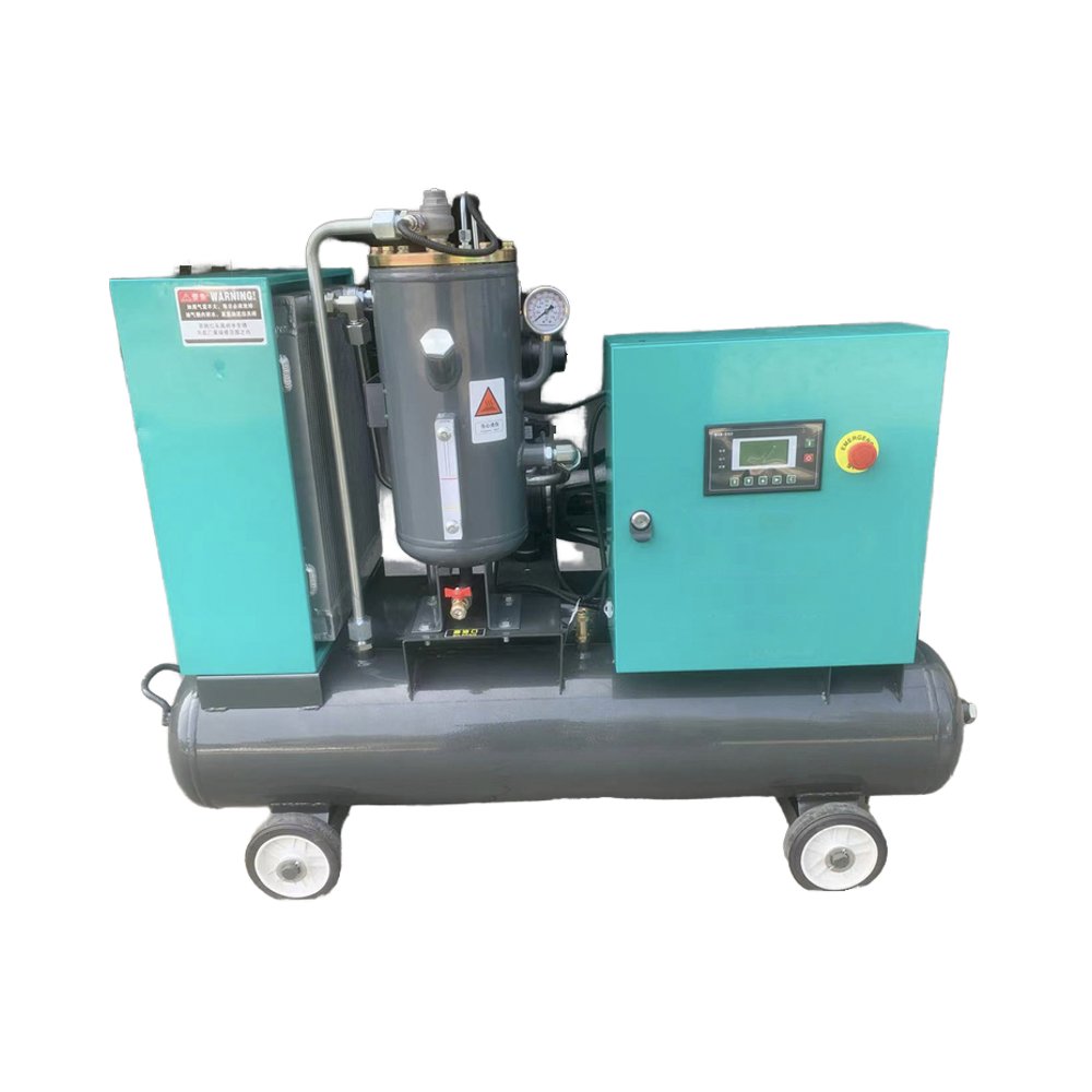 Direct Driven air Screw Compressor With air Dryer ,air Tank,air Filters Silent High Efficiency Air-compressors