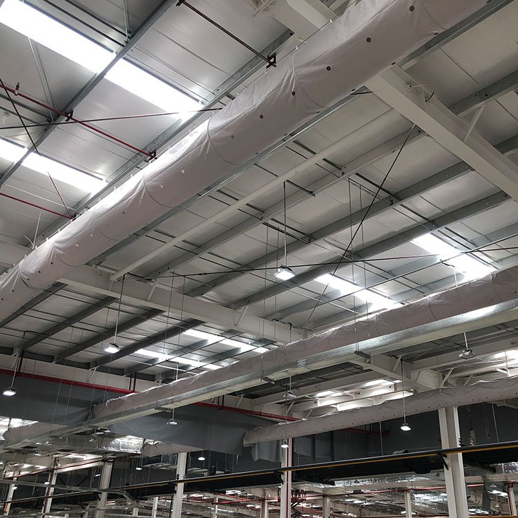 Easy Installation Draft Free Air Socks Duct No Condensation Fabric Air Duct for Workshop