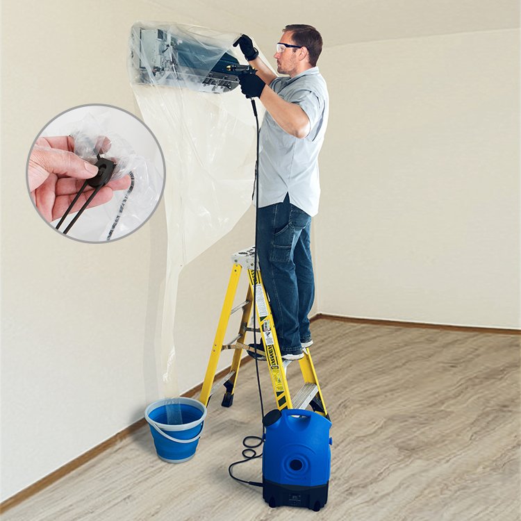 Multipurpose air Conditioner Cleaning Equipment,Lengthened High Pressure Water Spraying Gun With Rolling Wheels