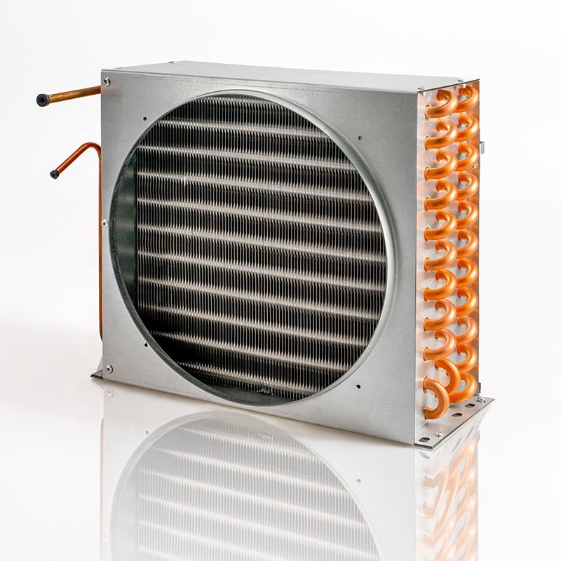 Air Cooled Refrigerator Condenser Heat Exchanger with Fan