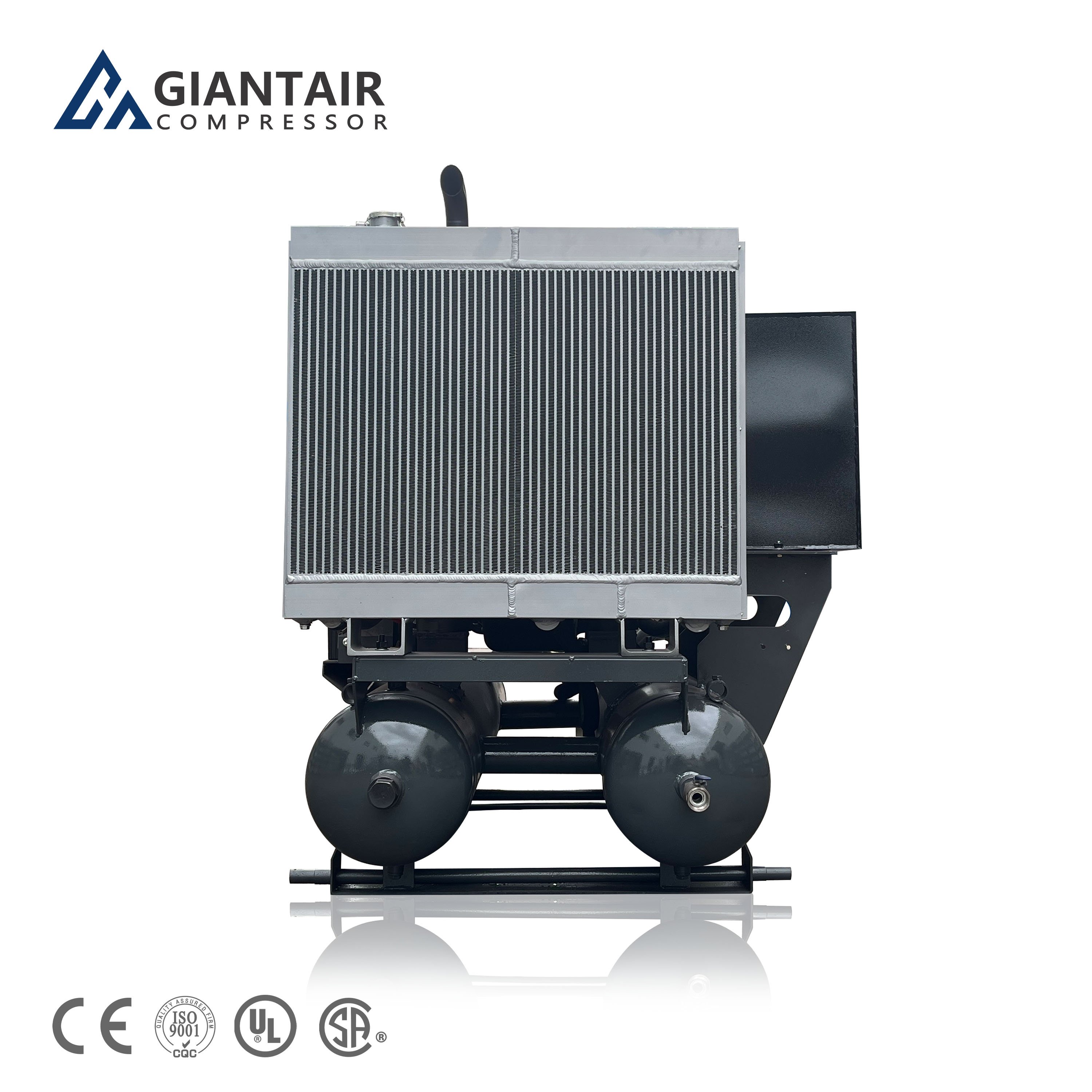 GIANTAIR Screw Air Compressor 8Bar Portable Screw Air Compressor Machine High Quality diesel Engine air Compressor for Sale