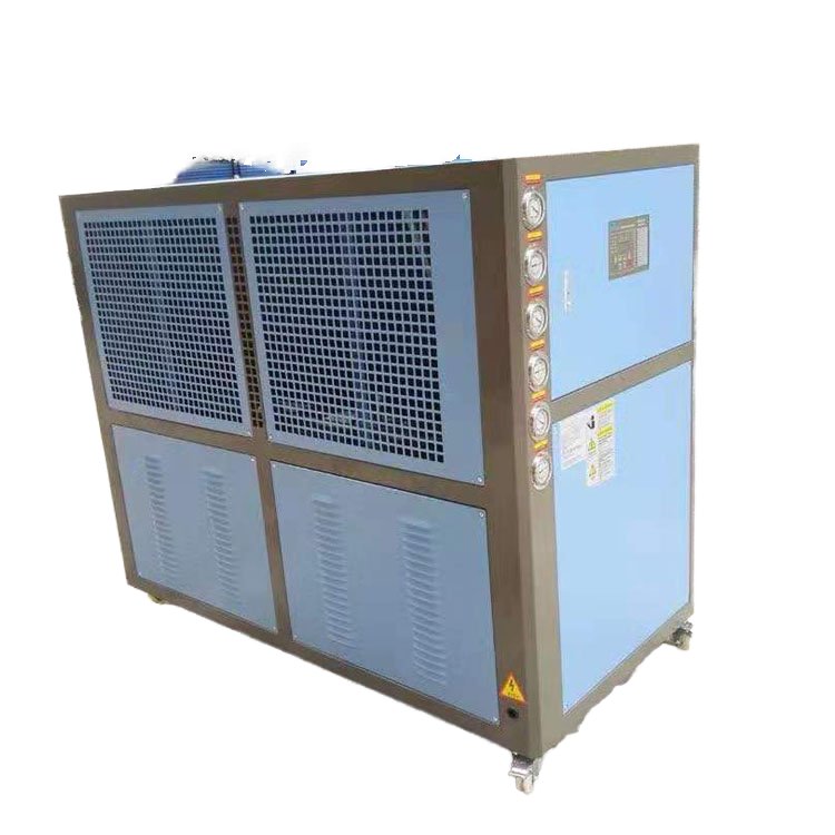 China 12 Ton Modular Air-Cooled Water Machine High Efficiency Condenser Cooling Capability