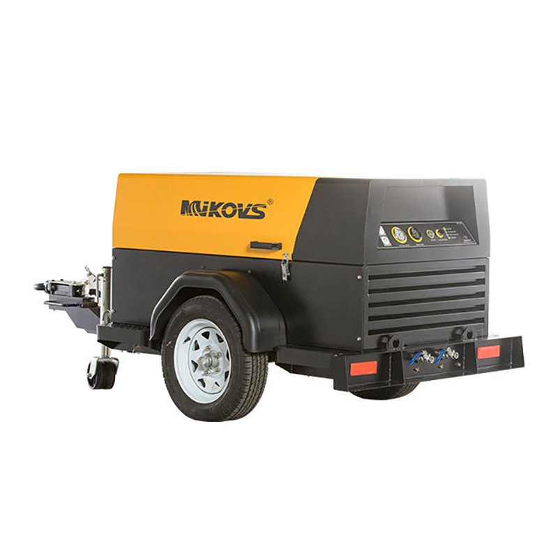 Hot Sale Diesel Mobile Air Compressor 37Kw Diesel Air Compressor Machine 185 Cfm Air Compressor Diesel