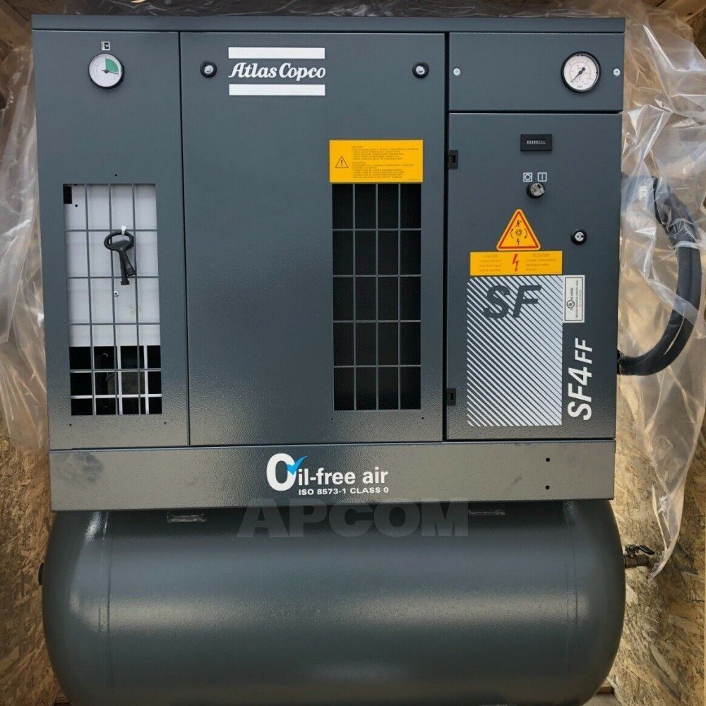 Atlas Copco SF4FF SF6FF SF8FF SF11FF TM Atlas Copco SF4+FF SF6+FF SF8+FF SF11+FF Atlas Copco Oil Free Scroll Air Compressor