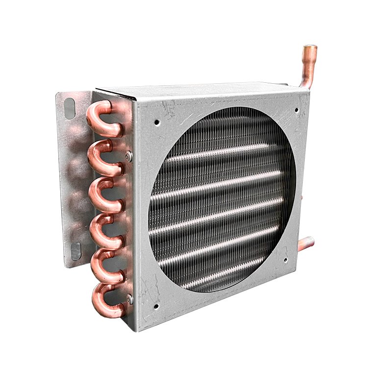 Copper Tube Air-cooled Small Fin-type Refrigeration Condenser Coil