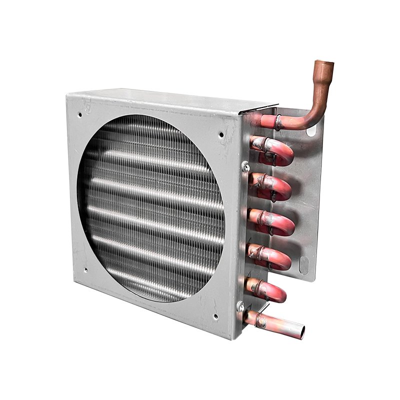 Copper Tube Air-cooled Small Fin-type Refrigeration Condenser Coil