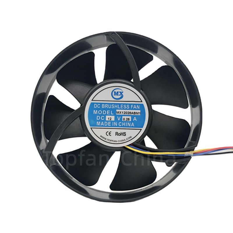 Forward and Reverse Fan 120*120*28mm 120mm 12V 24V Dc Radiator Distributor Fans and Cooling Quality air Blower Extractor Fans