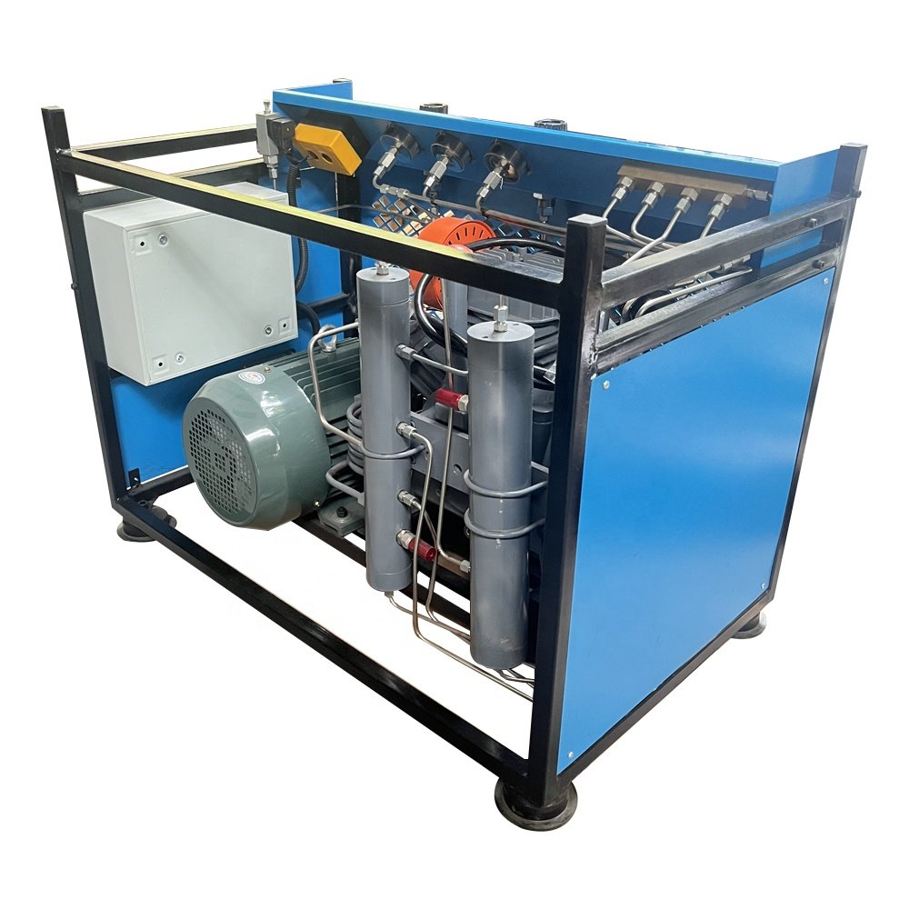 ZAKF 30Mpa 5.5kw High Pressure Screw Type Air Compressor Booster Piston Compressor for Fire Using Hig Fighting