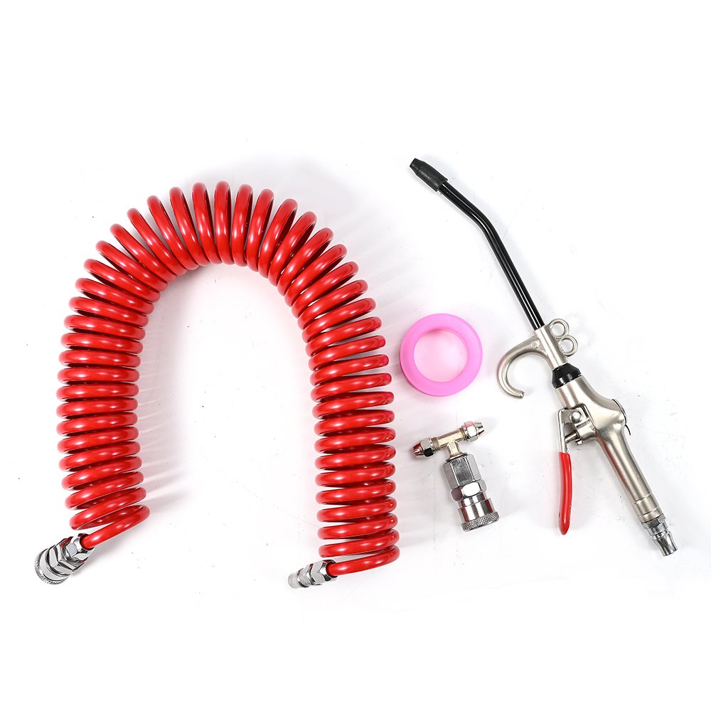 Air Blow Gun Accessory Kit Pneumatic High Pressure Air Dust Gun with Truck Dust Blower Clean Nozzle